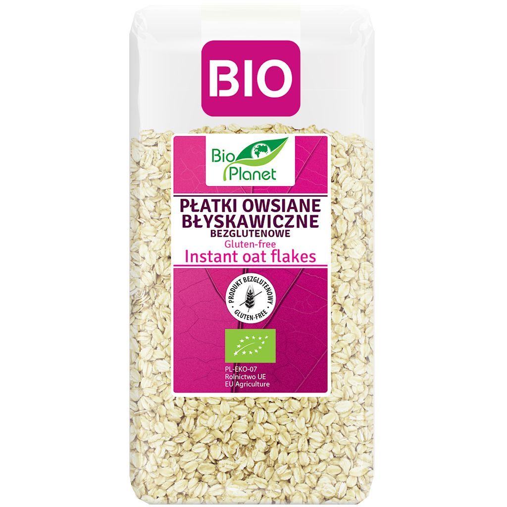 Bio Planet Płatki owsiane błyskawiczne 300 g Bio - żywność