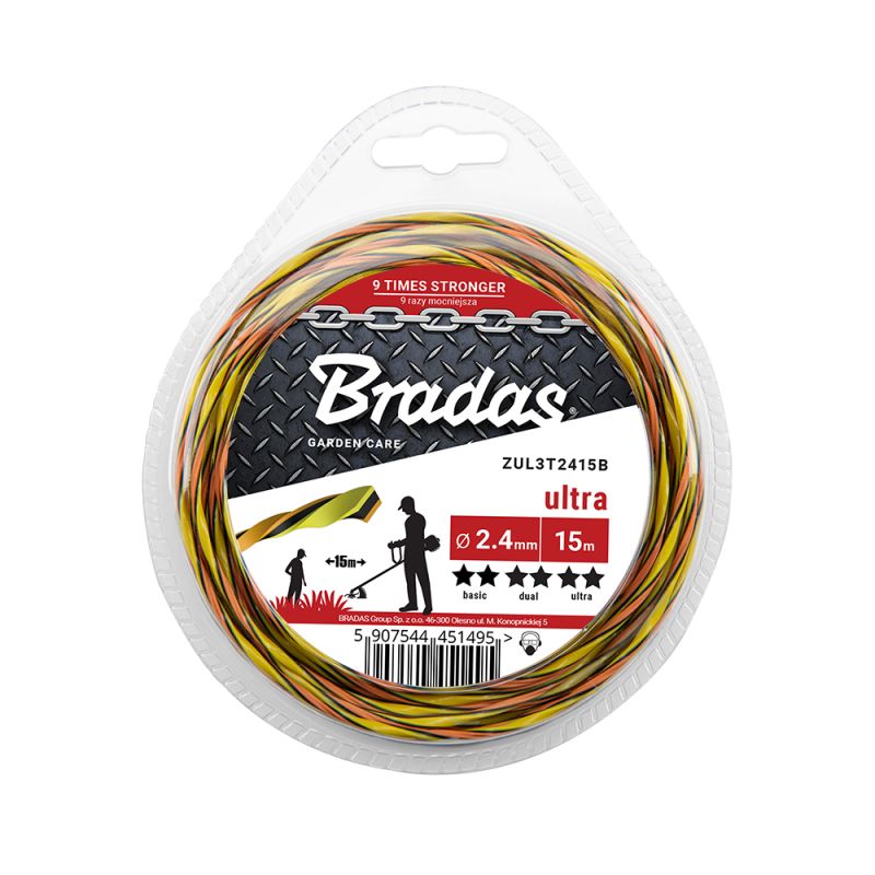 Żyłka tnąca ultra l3 twist 1,6mm x 15mb blister