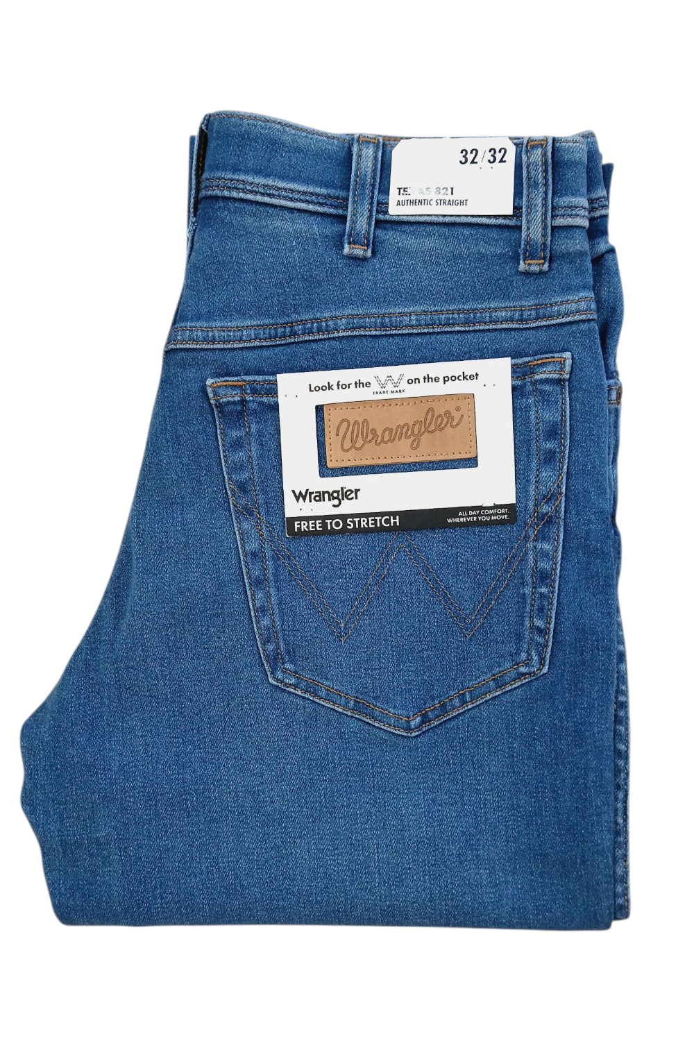 WRANGLER TEXAS 821 RUSTIC JEANSY MĘSKIE sec