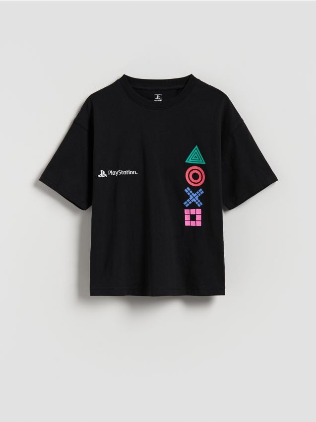 Reserved - T-shirt Playstation - czarny