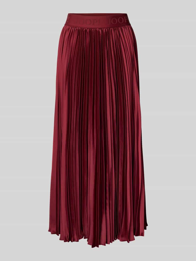 Spódnica midi z plisami