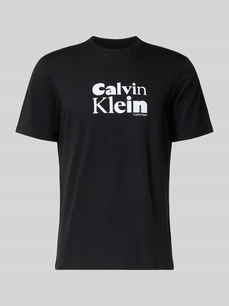 T-shirt z nadrukiem z logo