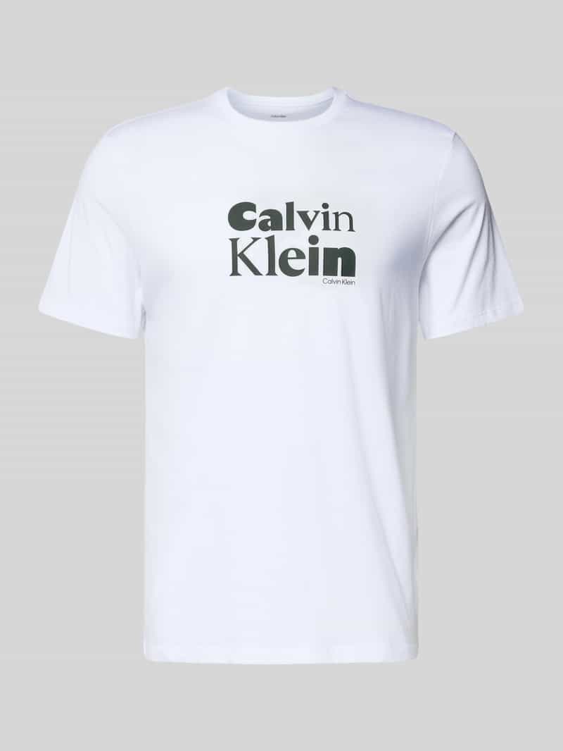 T-shirt z nadrukiem z logo