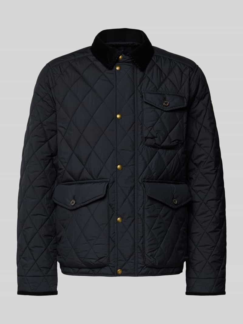 Kurtka pikowana z wykładanym kołnierzem model ‘BEATON’