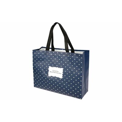 Torba na zakupy 38 x 28 x 12 cm SPRING (blue)