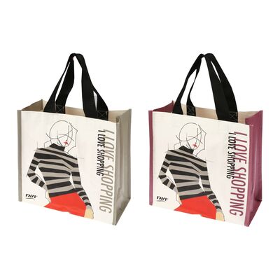 Torba na zakupy Love shopping 27 x 15 x 26 cm