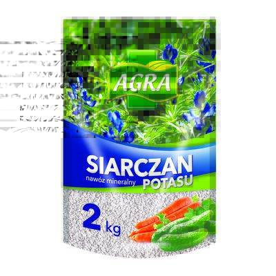 Nawóz mineralny siarczan potasu granulowany 2 kg Agra