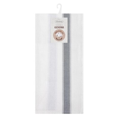 Ściereczka EUROFIRANY Sofia 50 x 70 cm Srebrny (2 sztuki)