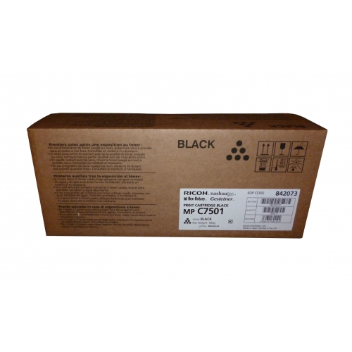 842073 RICOH AFICIO MP C6501SP TONER CARTRIDGE CZARNY