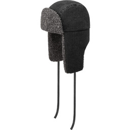 Czapka Pilotka Bomber Denim Garage by Stetson, czarny, S (54-55 cm)