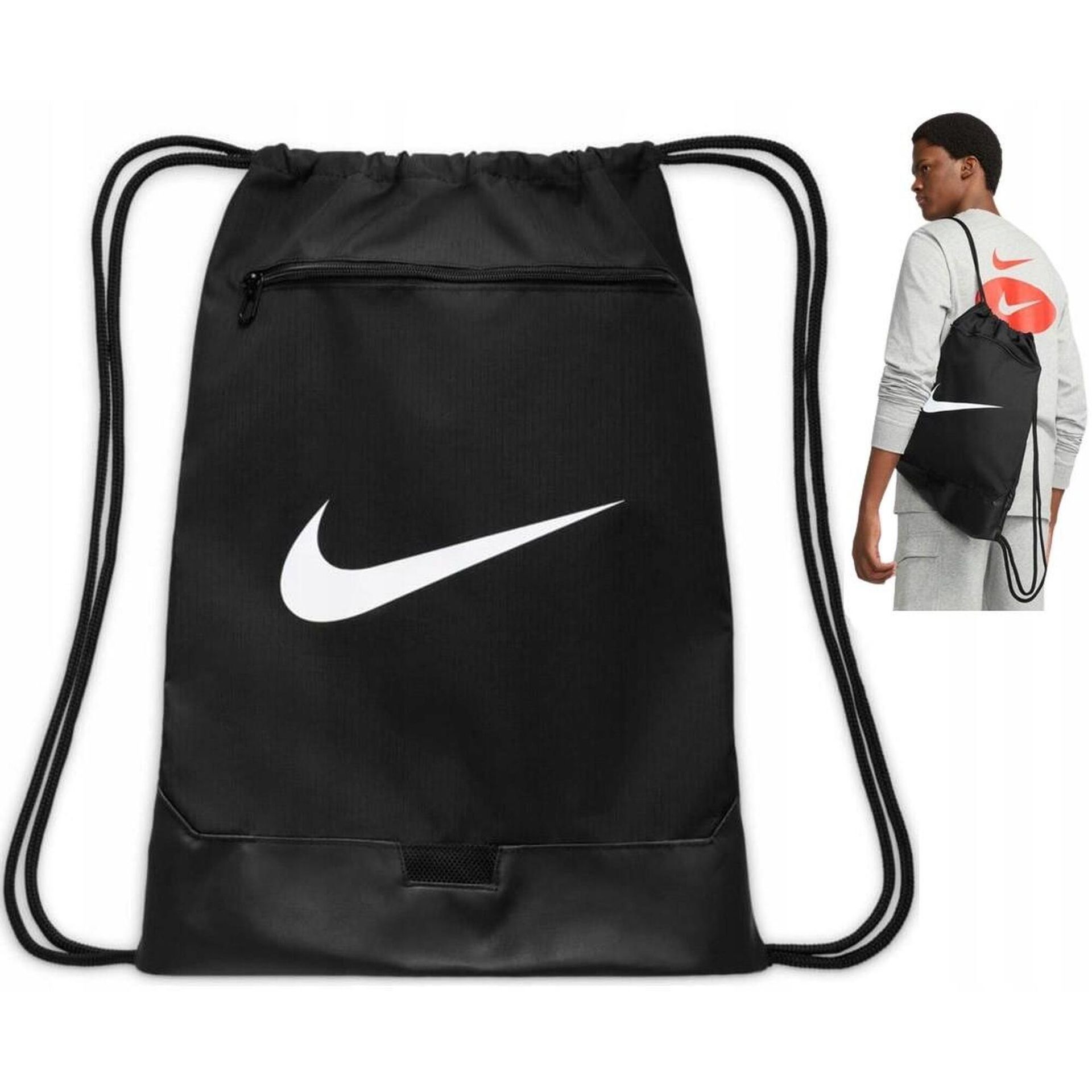 NIKE DM3978-010 Brasilia 9.5 Plecak sportowy Unisex Dorosły CZARNY/CZARNY/BIAŁY 1 ROZMIAR, Czarny/Czarny/Biały, Jeden rozmiar, Sport