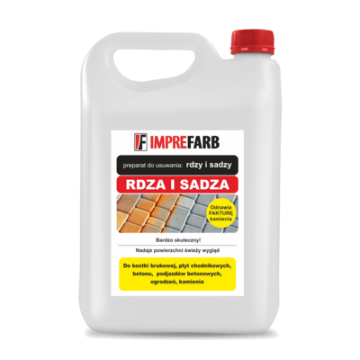 Preparat do usuwania rdzy i sadzy 5 l