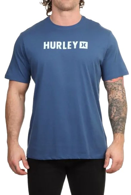 t-shirt HURLEY THE BOX TEE ABYSS