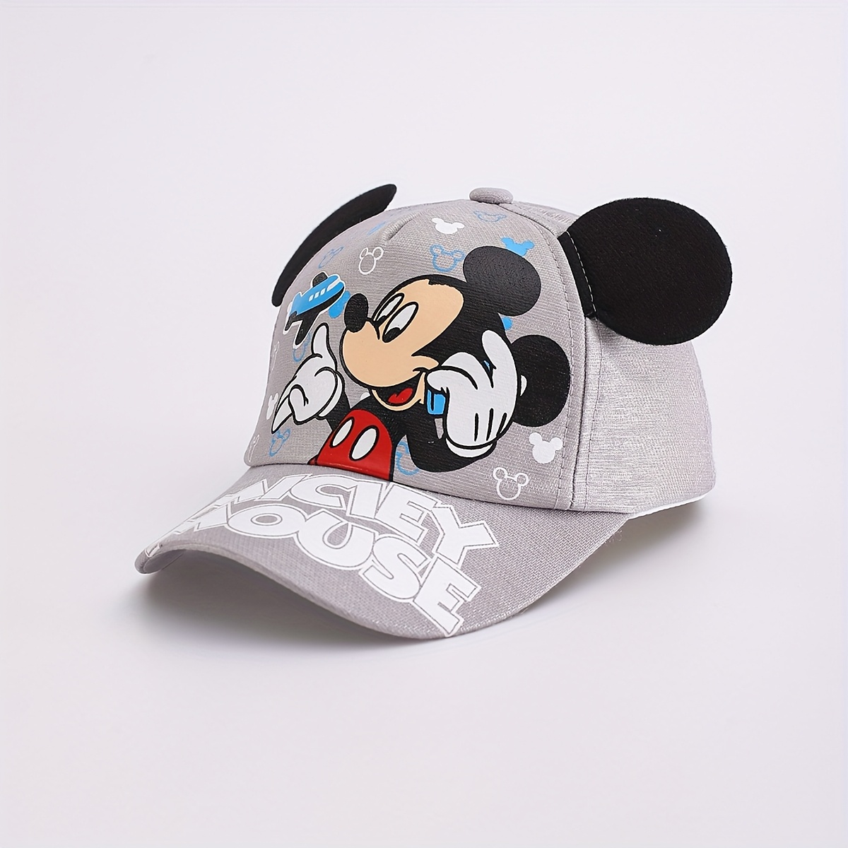 TEMU Disney 1 szt. czapka baseballowa z nadrukiem Mickey Mouse, modna czapka dla mężczyzn i kobiet, lekka i oddychająca kapelusz przeciwsłoneczny,