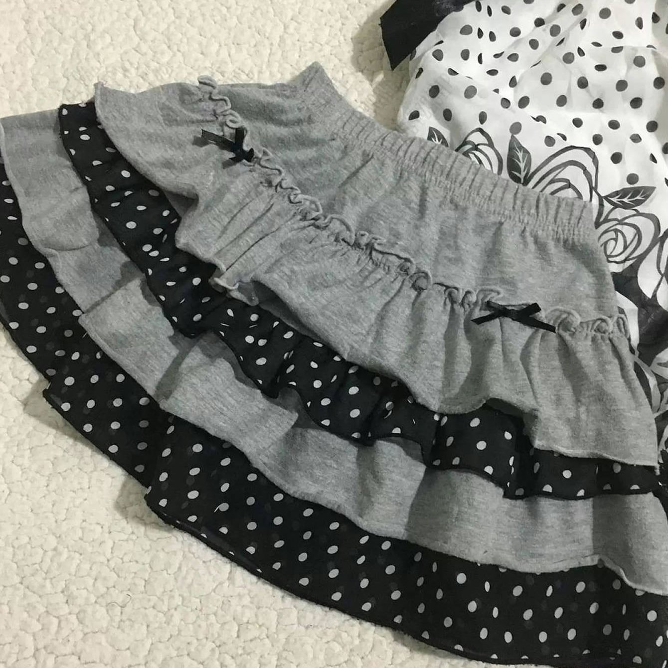 TEMU Damska mini spódnica w stylu Y2K - urocza spódnica z elastycznym pasem, falbanką, lekki poliester na wiosnę/letni casual fashion, mini spódnica