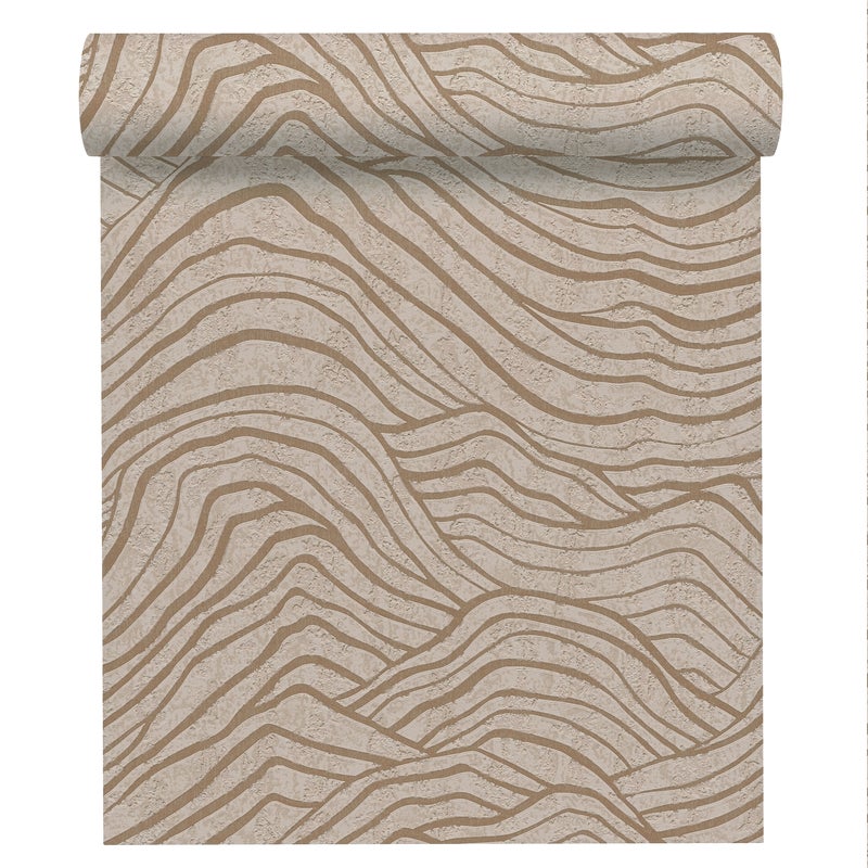 Tapeta Złote linie 39507-1 winylowa na flizelinie