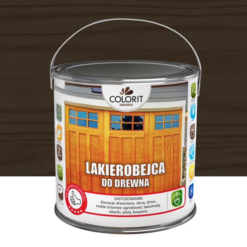 Lakierobejca do drewna venge 2.5 l Colorit