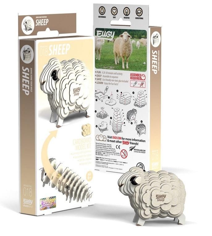 Owca Eugy. Eko Układanka 3d - zabawka