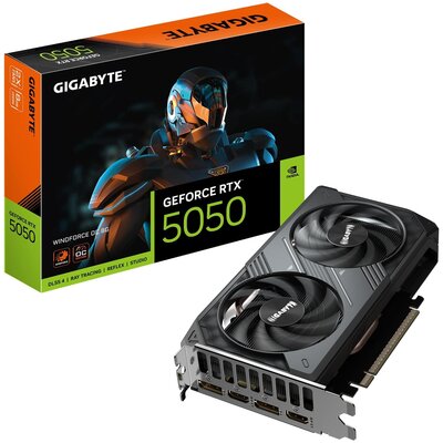 GIGABYTE GeForce RTX 5050 WINDFORCE OC 8GB DLSS 4 9VN5050WO-00-G10