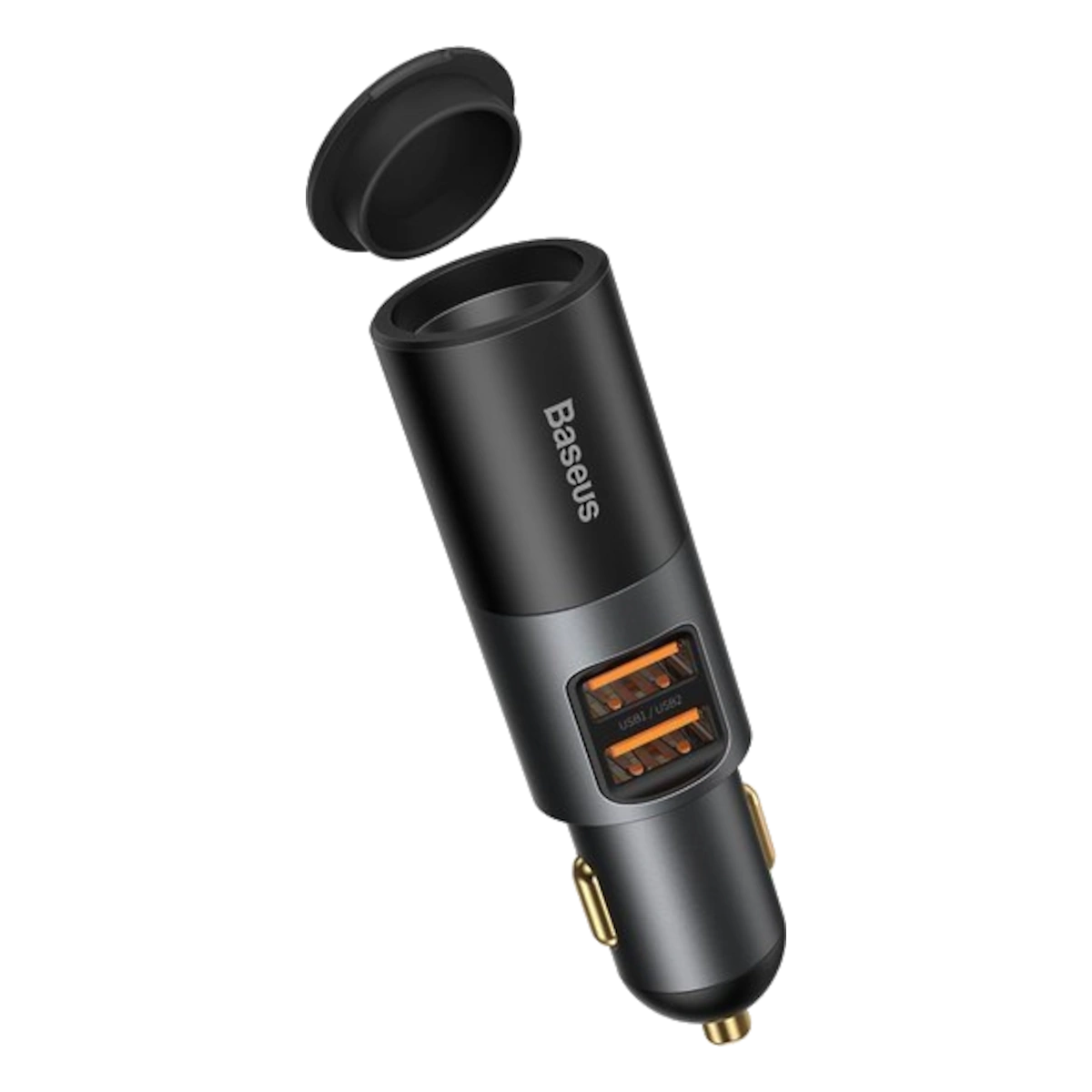 Ładowarka Samochodowa Baseus Share Together USB + 12V 120W Czarna Oryginalne akcesoria Baseus w MOBILE CITY