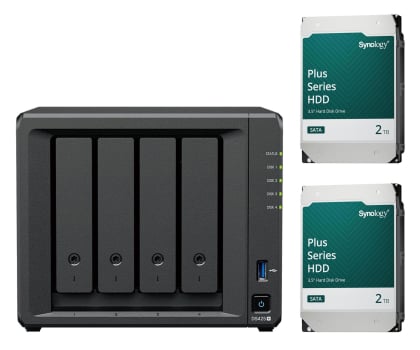 Synology DS425+ 2x 2TB HDD HAT3300-2T