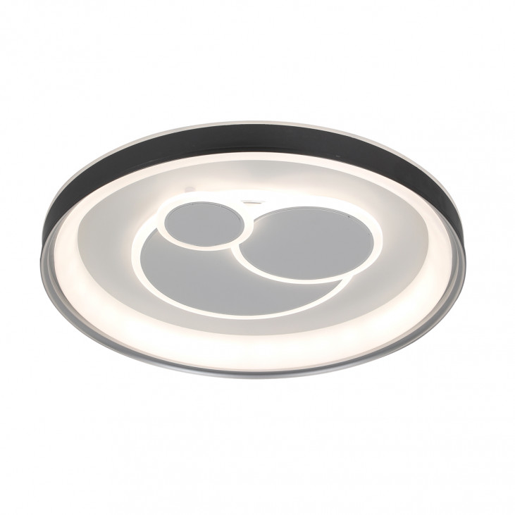 Plafon FLORINA LED 46W 3000K/4000K/6500K - czarny/biały