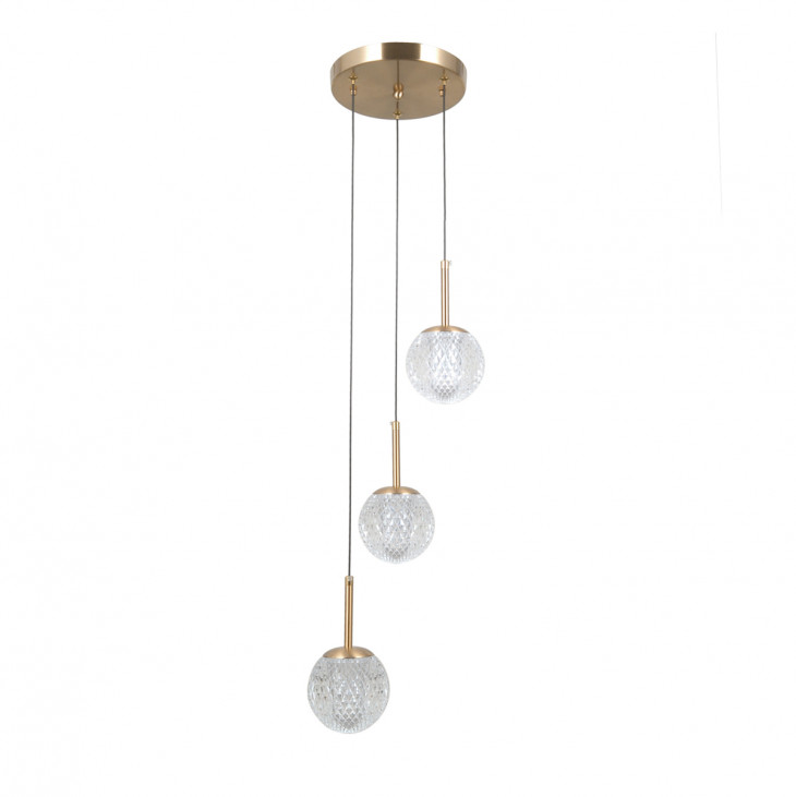 Lampa wisząca PADRI 3xG9 - złoty