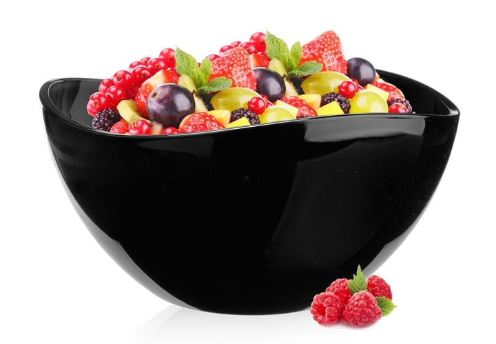 SALATERKA CZARNA MISKA MISA NA DESERY SURÓWKI SAŁATKI HIT CZARNA LOFT