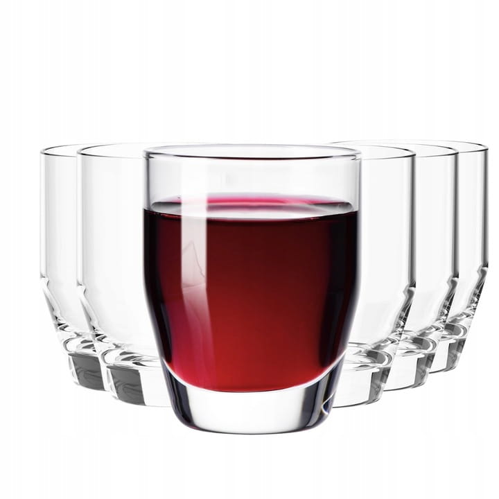 Kieliszki Ray Krosno 6 sztuk 50 ml Shot do Wódki Nalewek Likieru Zwężane