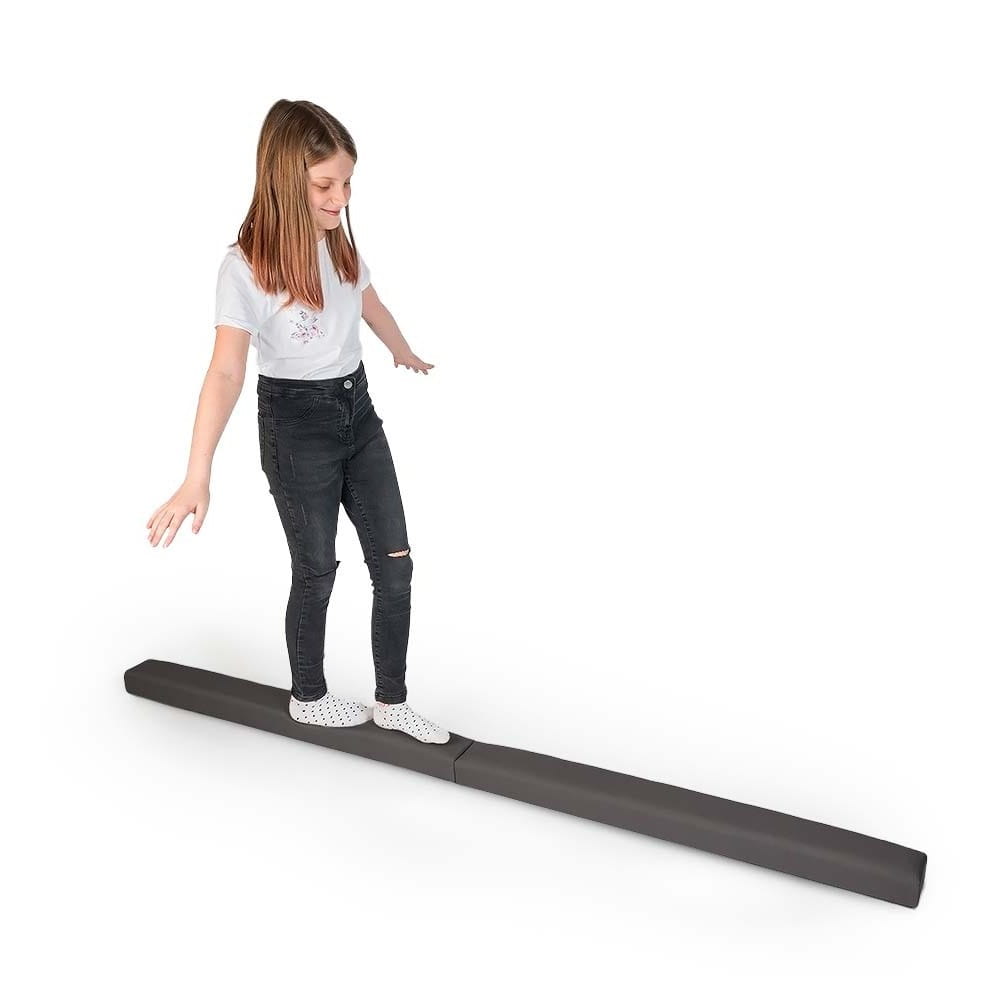 Belka gimnastyczna dla dzieci szara 200cm