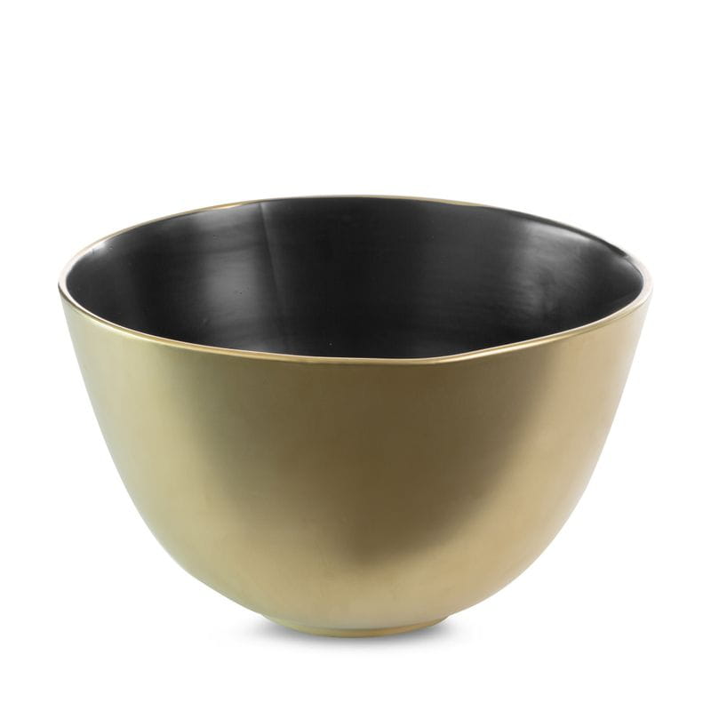 MISA MISKA OZDOBNA NACZYNIE 30X18 CM CZARNA ZŁOTA