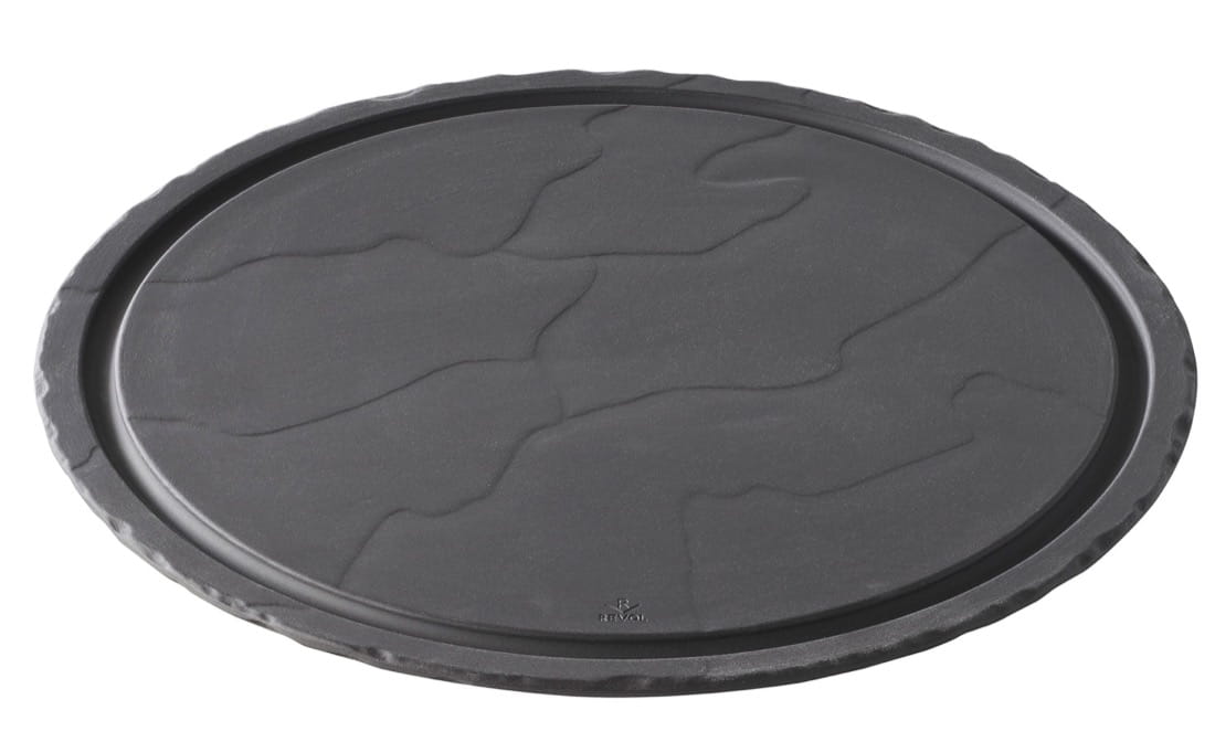 Revol BASALT, Łupek okrągły 30 cm Matt slate style