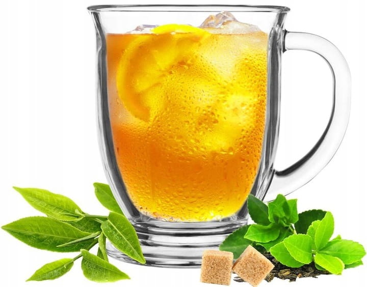 KUBEK DO KAWY HERBATY SZKLANY KUBAS DUŻA POJEMNOŚĆ 400ML