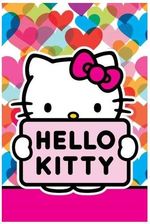 Detexpol Ręcznik Dziecięcy 40 x 60 Hello Kitty Ręcznik do Przedszkola Bawełna