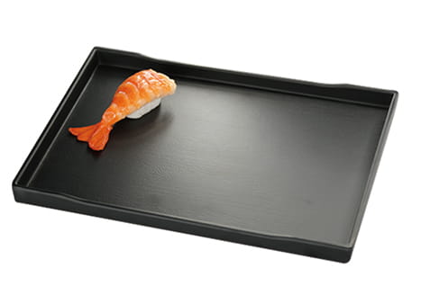 Verlo Taca ZEN z melaminy 38,1x28,8x2,5 cm czarna czarny