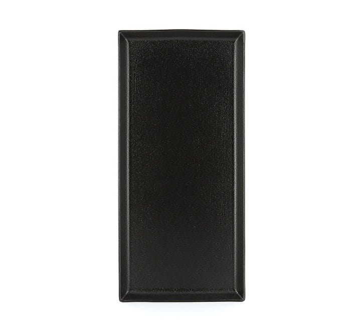 Revol EQUINOXE Talerz prostokatny 32,5x15 cm, czarny Cast iron style