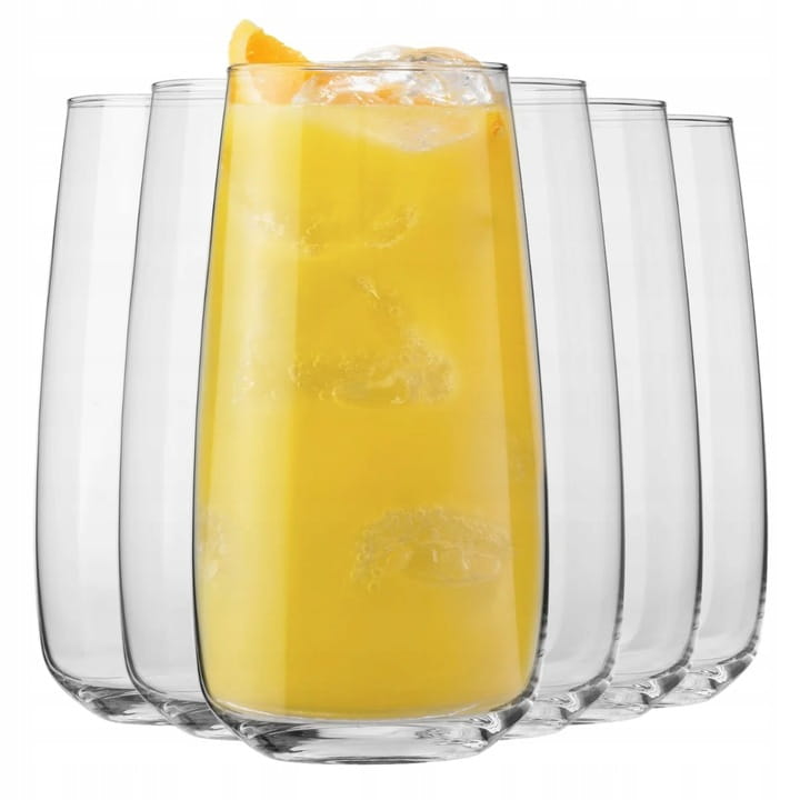 Wysokie szklanki KROSNO Modern 6szt 700ml nowoczesne long drink do napojów