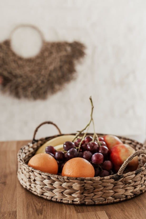 Taca Bali z Hiacyntu Wodnego - Naturalne Dekoracje, Rozmiar S