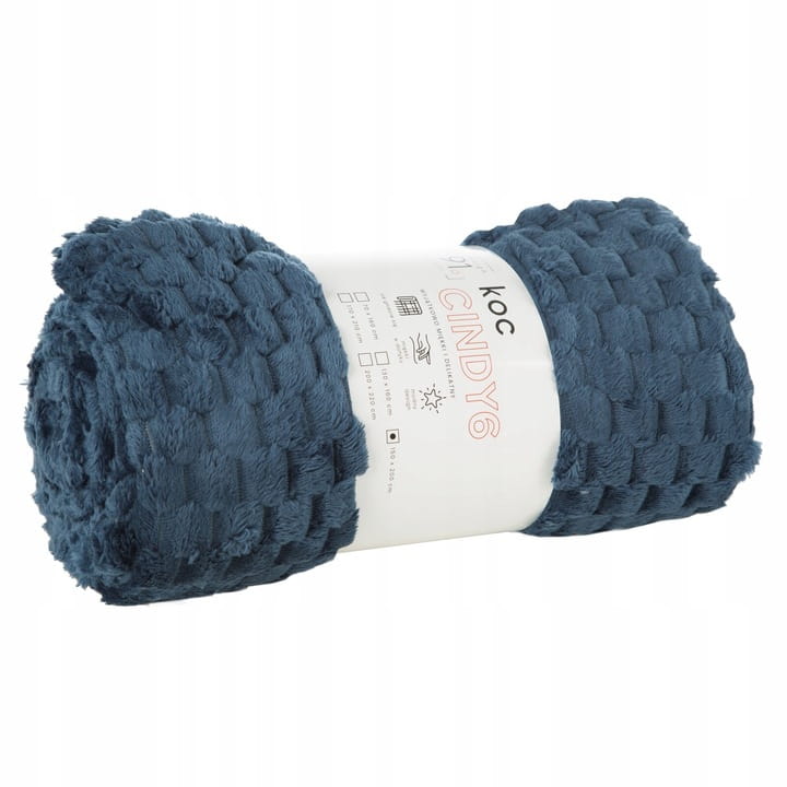 Koc narzuta 200 cm x 220 cm bardzo miękki w dotyku z efektem 3d