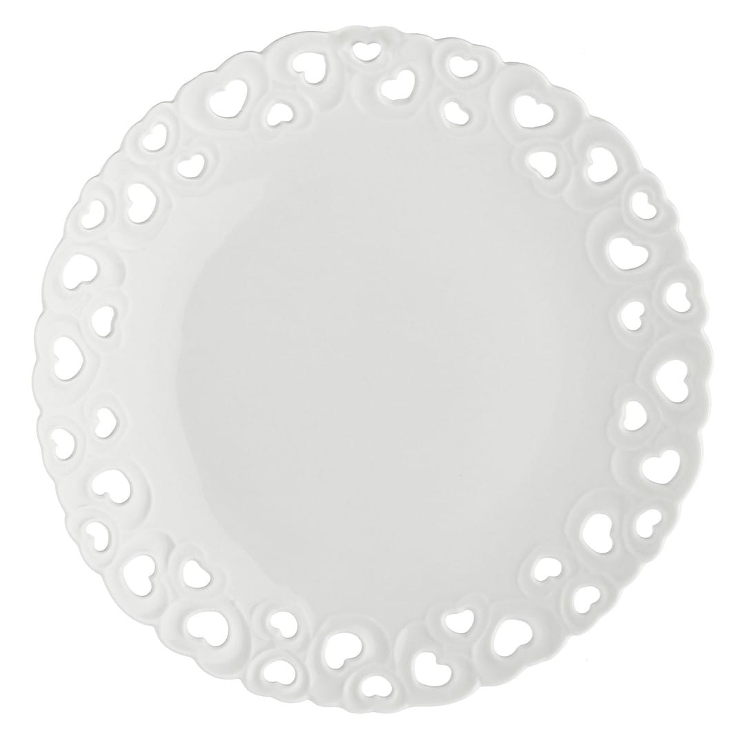 LA PORCELLANA BIANCA VALENTINO Zdobiony talerz 20 cm
