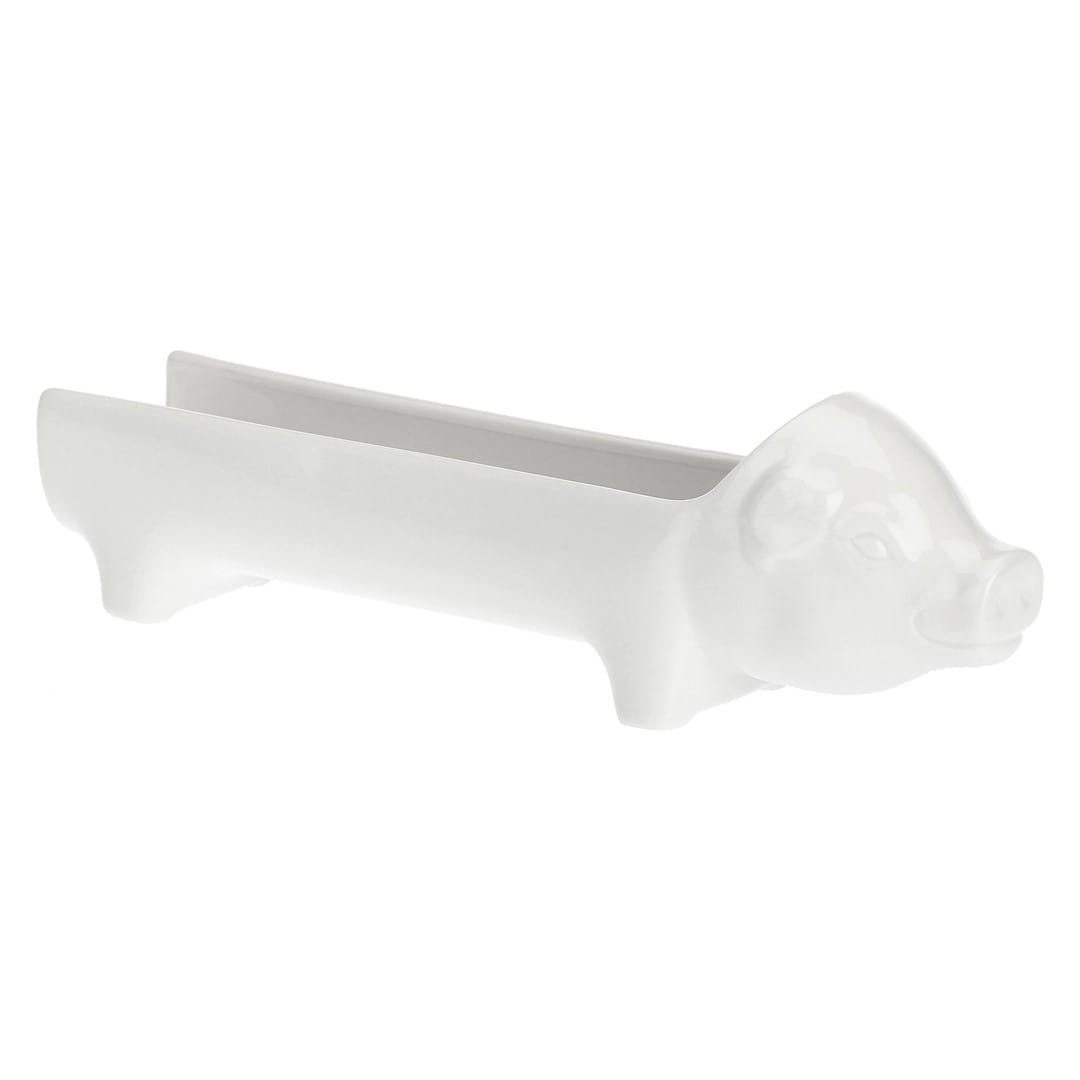 LA PORCELLANA BIANCA FATTORIA Naczynie do serwowania salami prosię