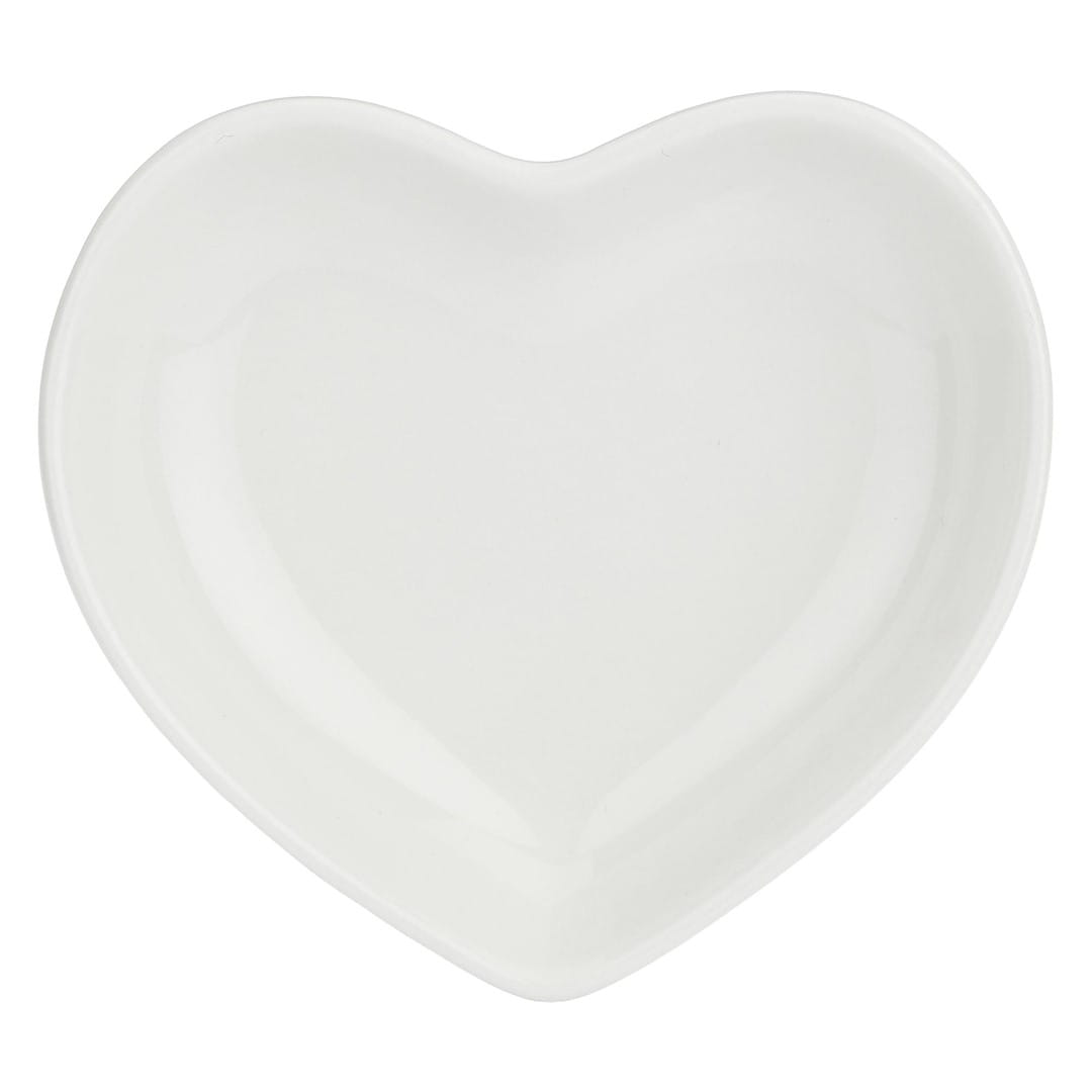 LA PORCELLANA BIANCA CUPIDO Miska serce 7 cm