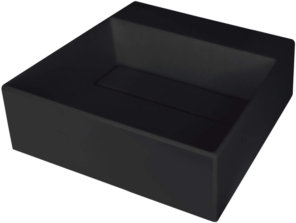 Deante Umywalka granitowa nablatowa Correo czarna nero CQR_NU4M