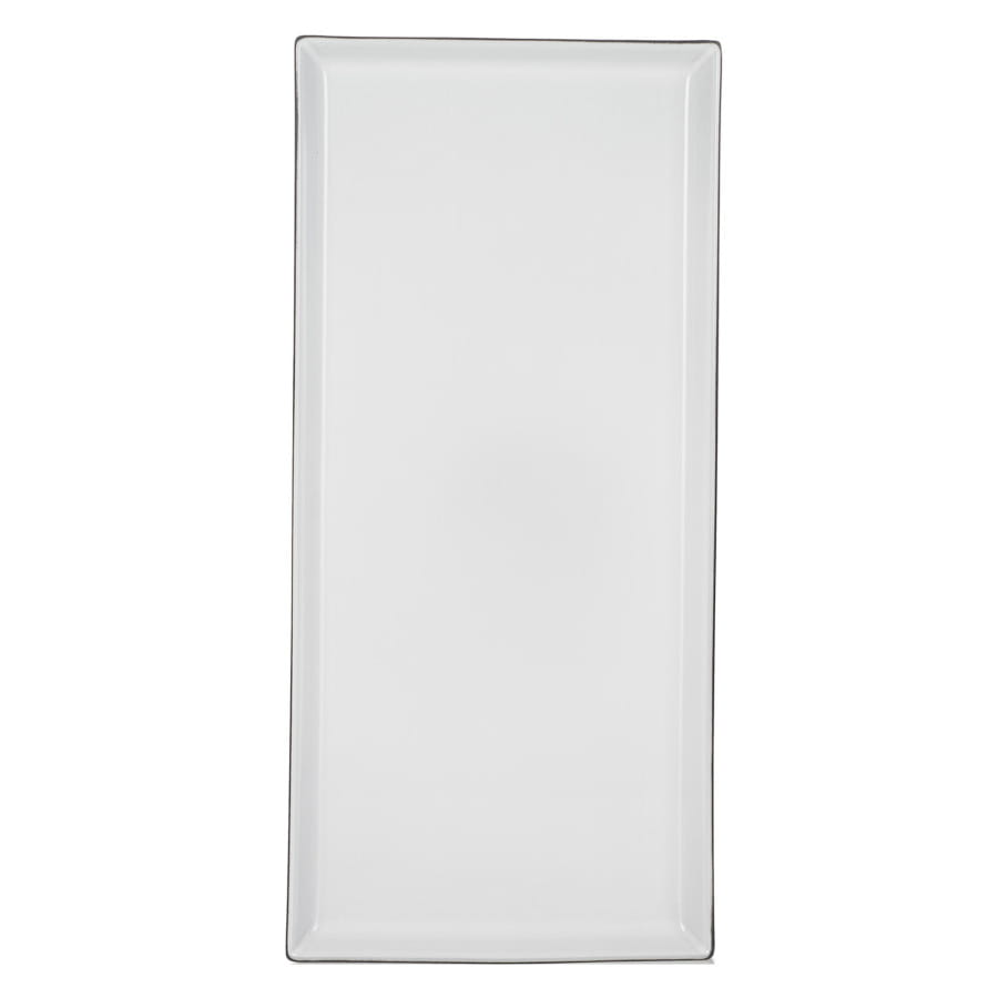 Revol Talerz prostokątny Equinoxe biały 32x15 cm White Cumulus