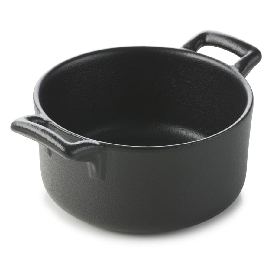 Revol BELLE CUISINE Garnuszek 0,2 l czarny Cast iron style