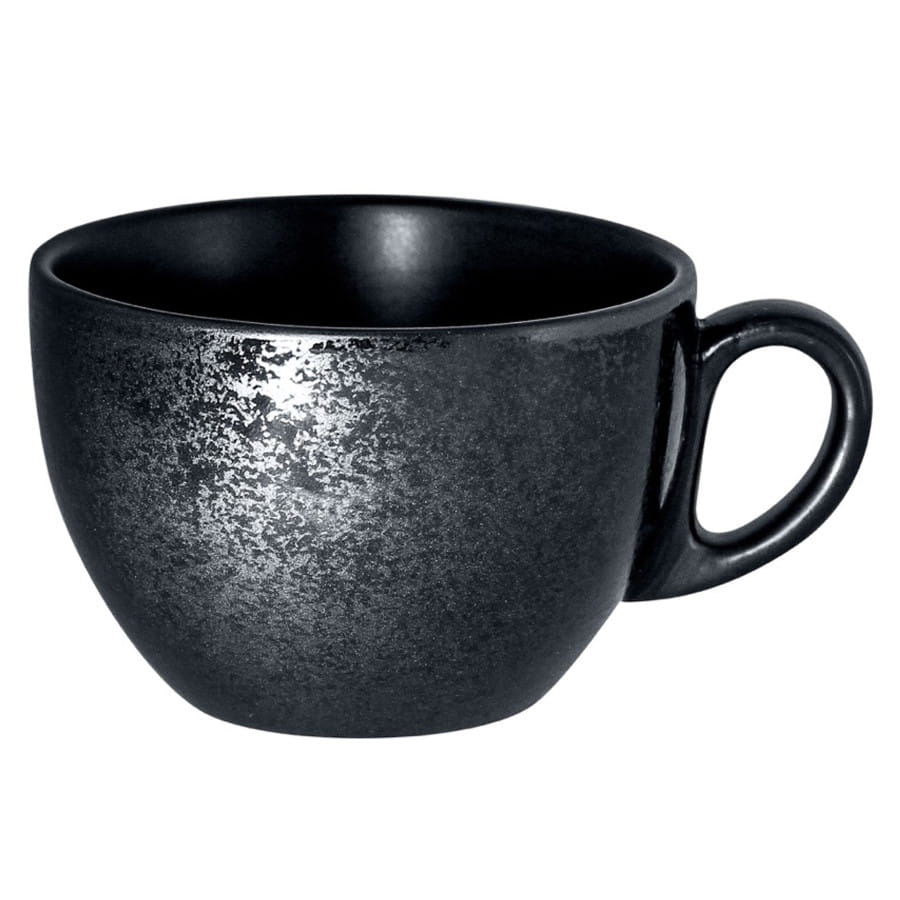 PORCELANA RAK KARBON Filiżanka 23 cl czarny