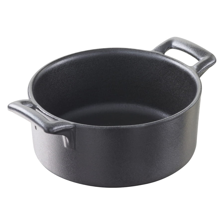 Revol BELLE CUISINE NOIR naczynie okrągłe głębokie Cast iron style