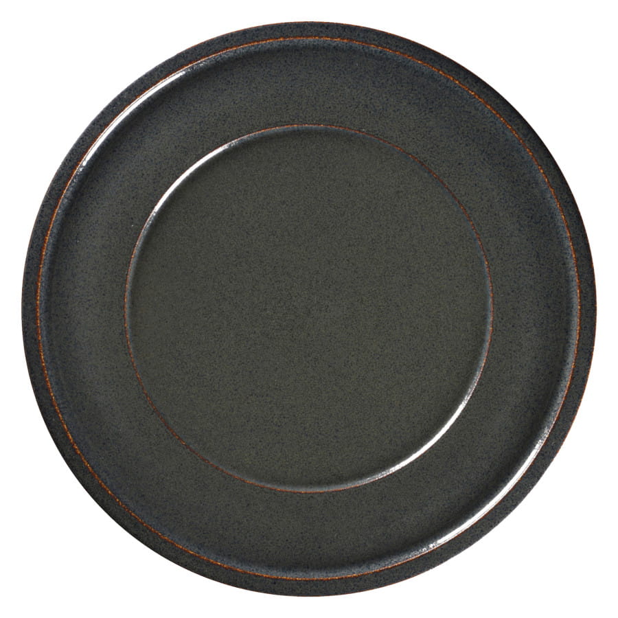PORCELANA RAK STONE Talerz płaski śr. 28 cm wulkaniczny
