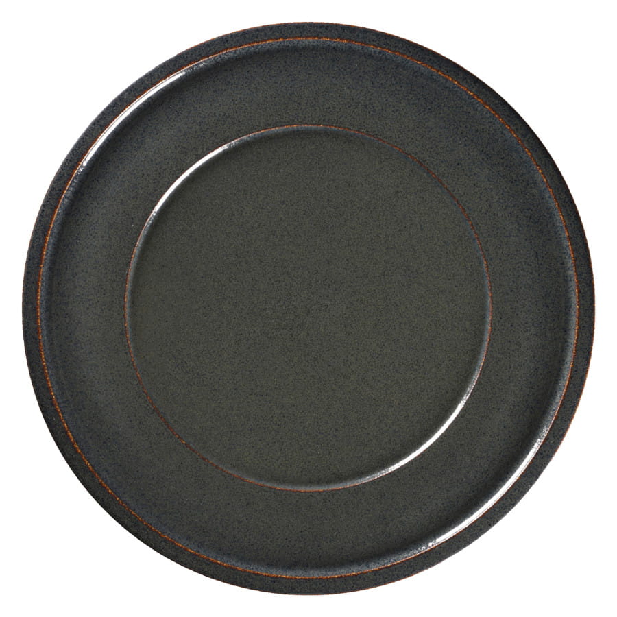 PORCELANA RAK STONE Talerz płaski śr. 32 cm wulkaniczny