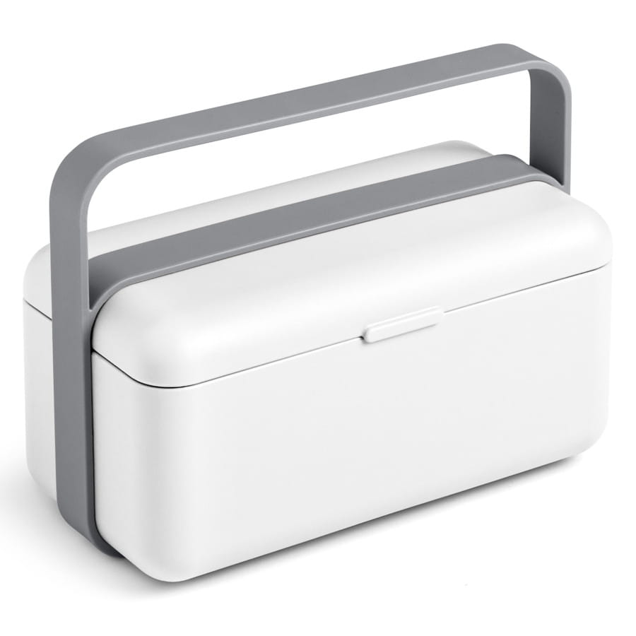 BLIM PLUS BAULETTO Lunchbox mały biały krystaliczny biały